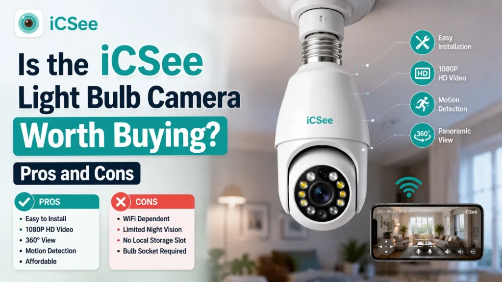 Is the iCSee Light Bulb Camera Worth Buying