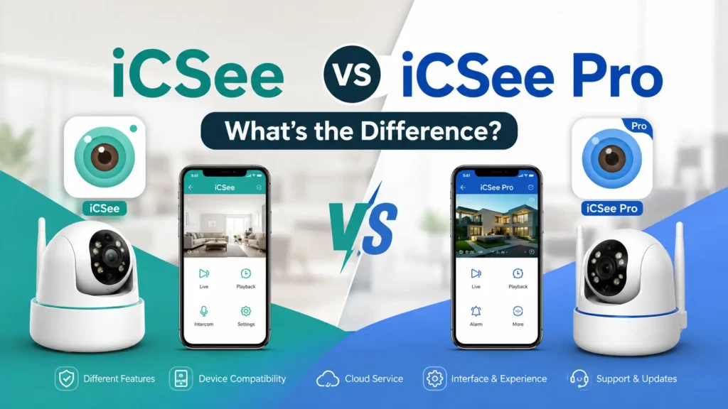 iCSee vs iCSee Pro