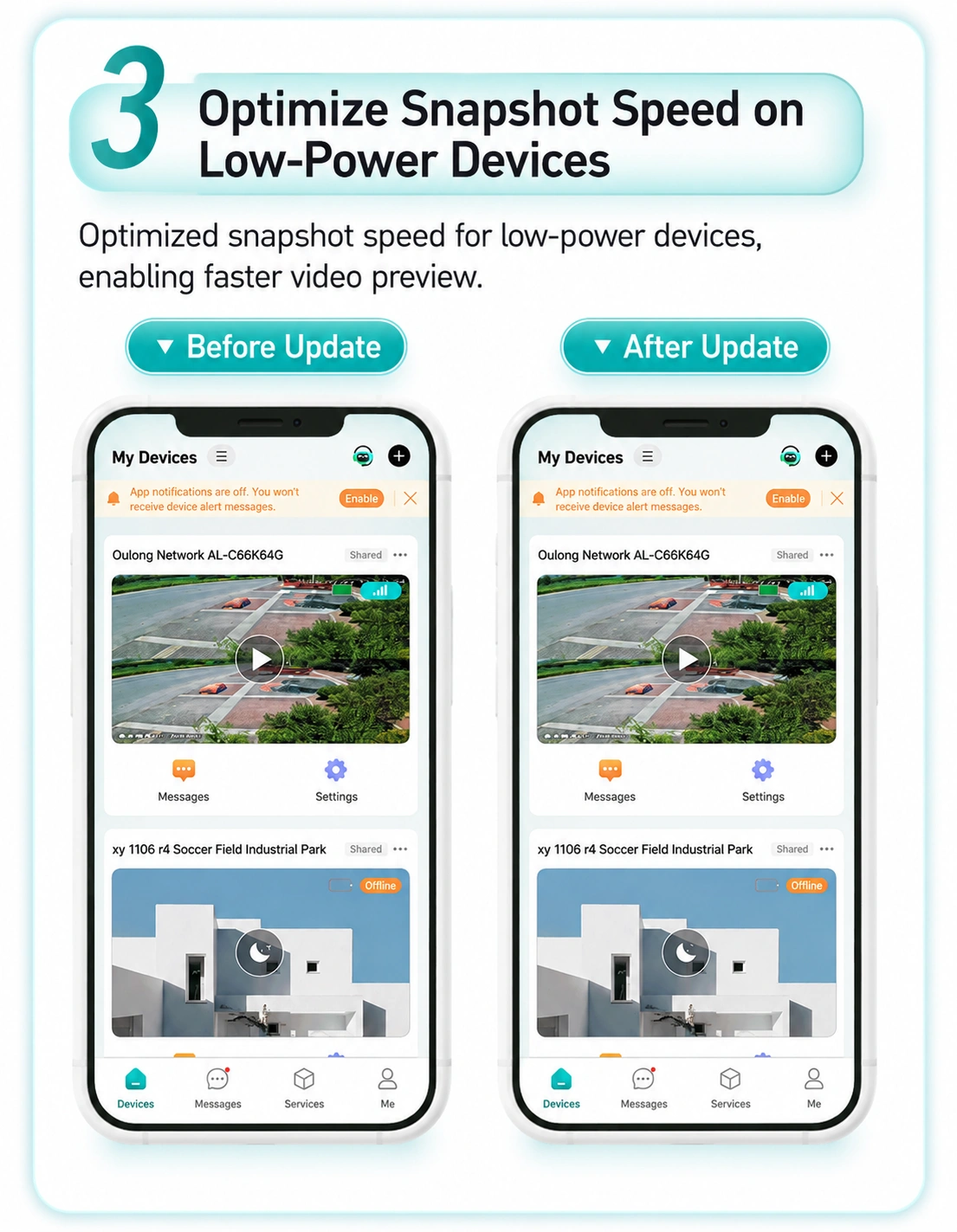 Faster Preview Loading for Low-Power iCSee Cameras