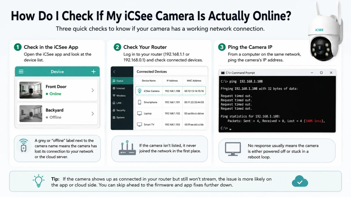 How Do I Check If My iCSee Camera Is Actually Online