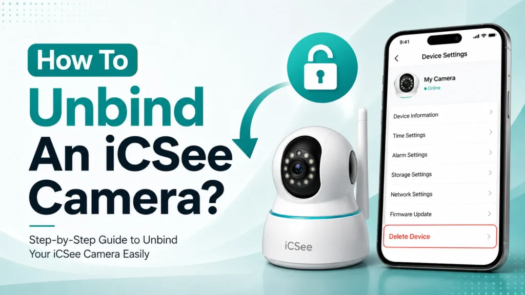 How To Unbind An iCSee Camera