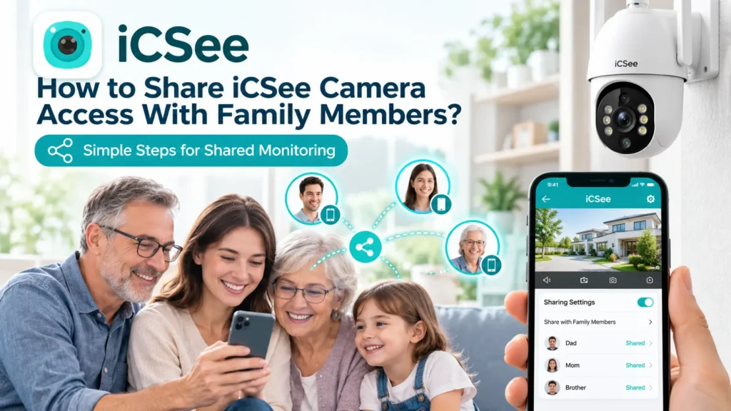 How to Share iCSee Camera Access With Family Members