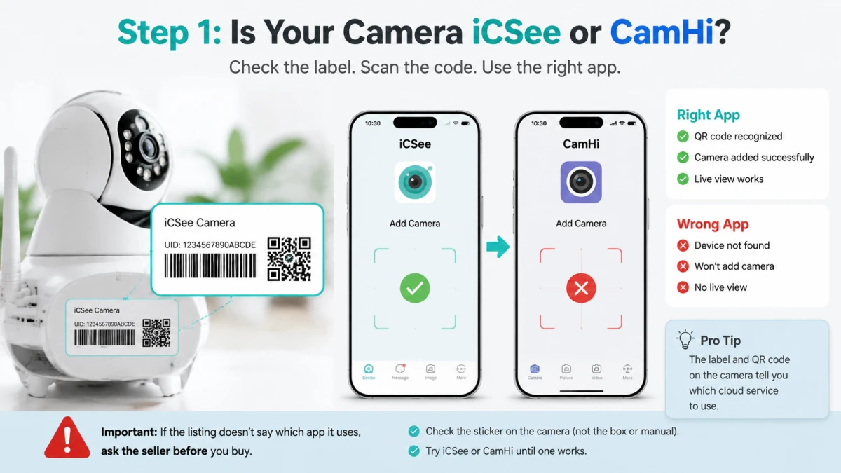 Is Your Camera iCSee or CamHi