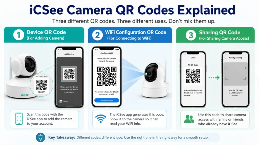 What Is the iCSee Camera QR Code