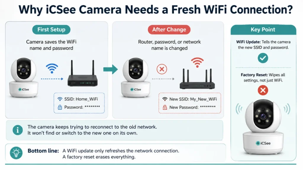 Why Does an iCSee Camera Need a Fresh WiFi Connection