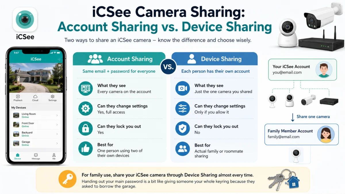 iCSee Camera Sharing