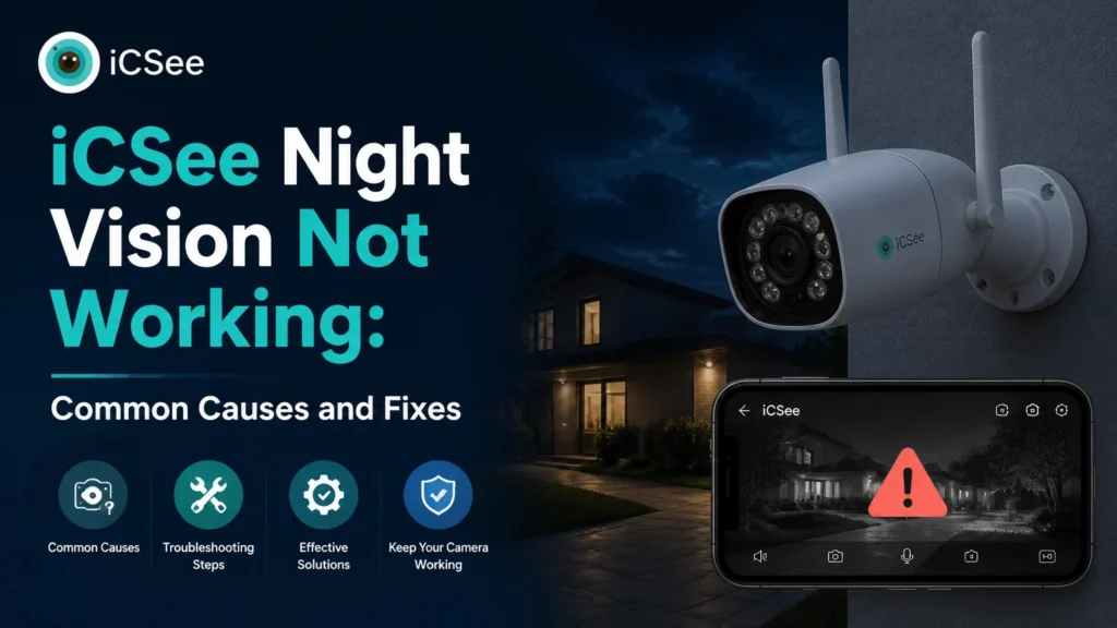 iCSee Night Vision Not Working