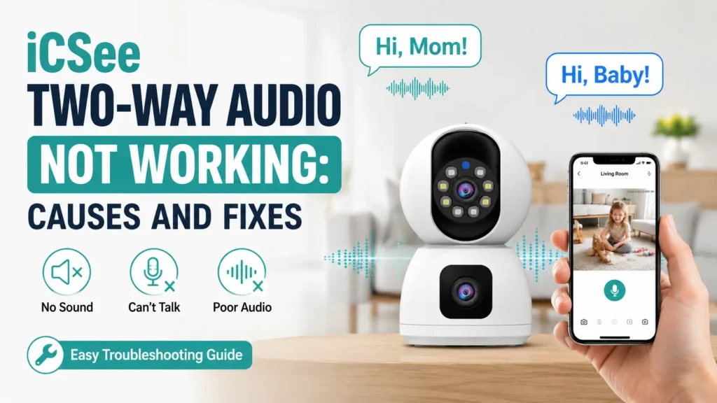 iCSee Two-Way Audio Not Working